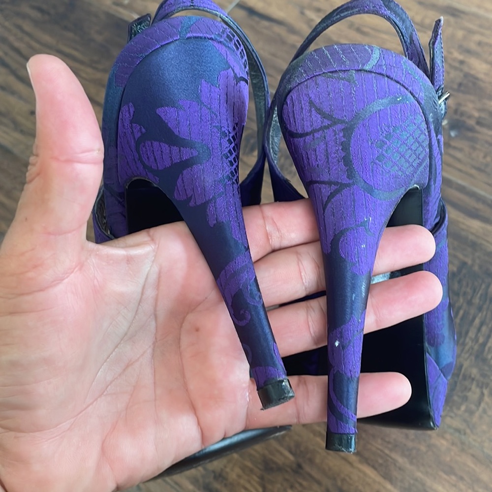 Stuart Weitzman Platform Sandals, Size 10.5 - image 6